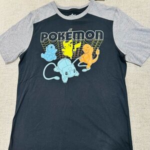 Pokemon Black and Gray Short Sleeve Tee